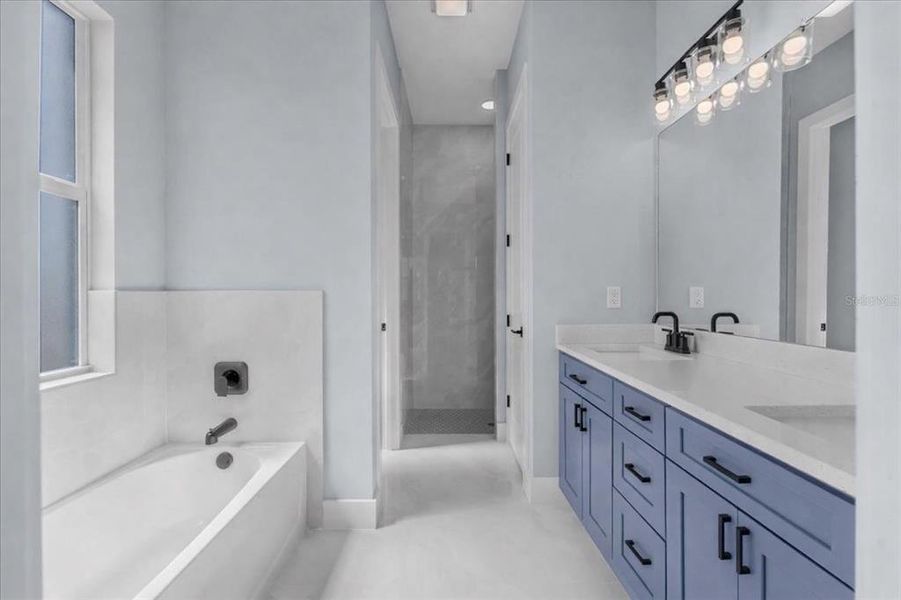 Furnished interior view inside a new home in , Lehigh Acres (Image 12). Furnished interior view inside a new home in , Lehigh Acres (Image 12).