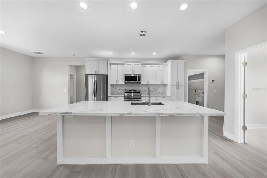 Furnished interior view inside a new home in , Punta Gorda (Image 9).