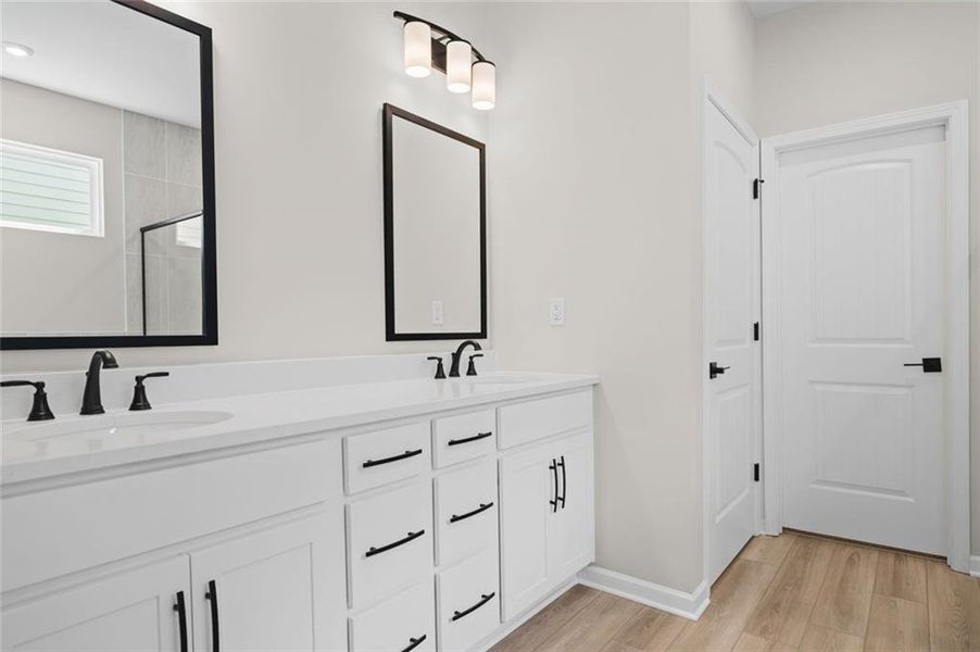 Furnished interior view inside a new home in Easton Park, Dallas (Image 9).