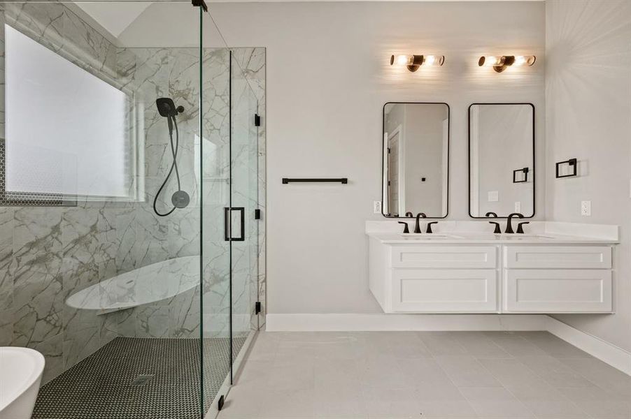 Furnished interior view inside a new home in , Springtown (Image 12).