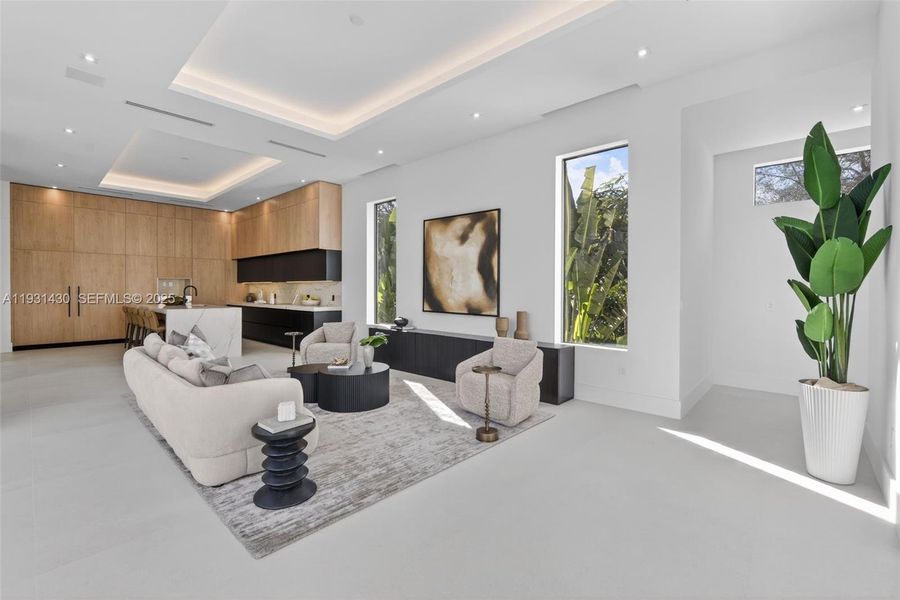 Furnished interior view inside a new home in , Miami (Image 5).