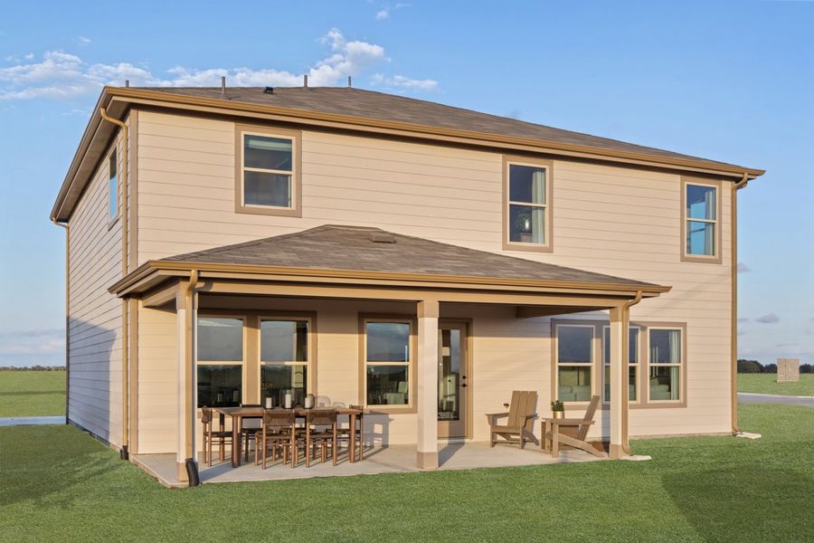 Optional covered patio