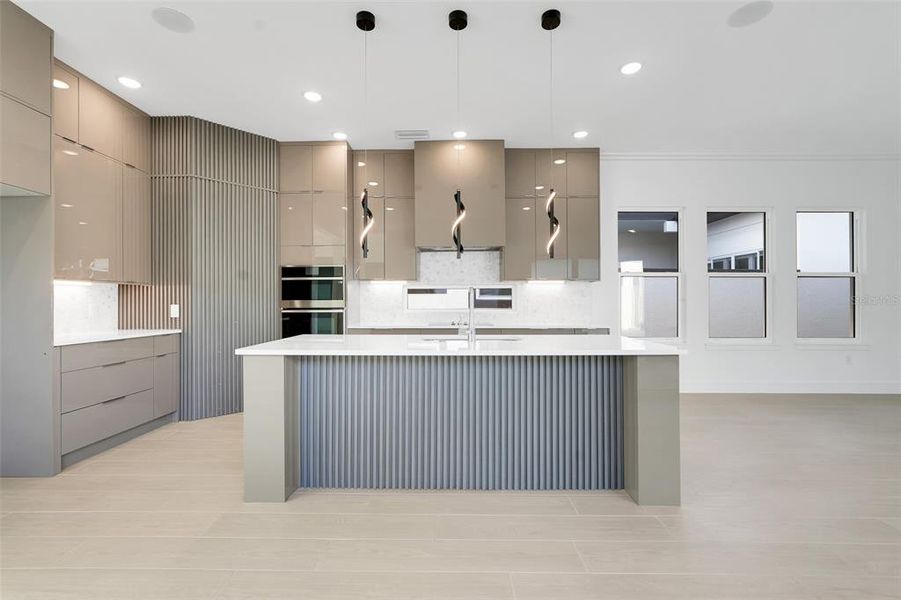 Furnished interior view inside a new home in Hampton Green at Providence, Davenport (Image 8).