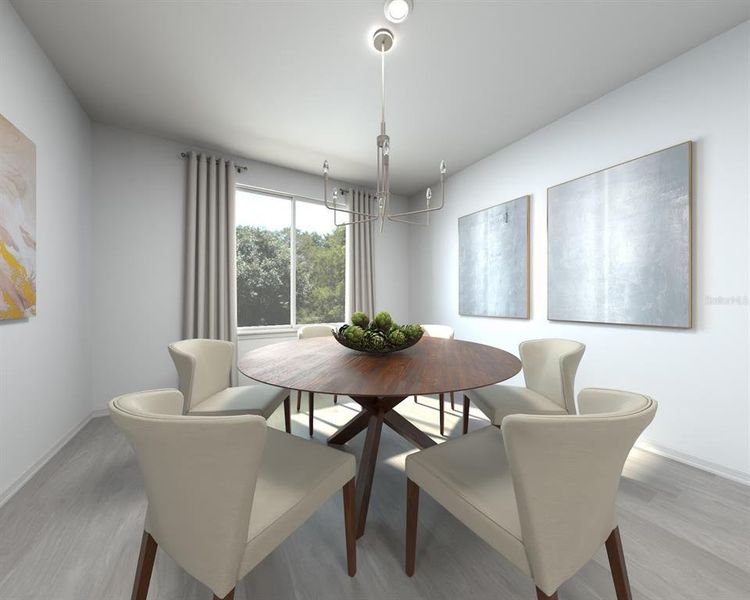 Furnished interior view inside a new home in Oakfield Trails - Signature Series, Parrish (Image 4).