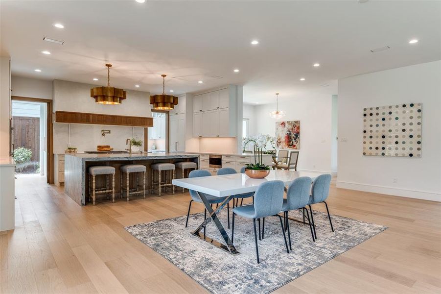 Furnished interior view inside a new home in , Dallas (Image 27).
