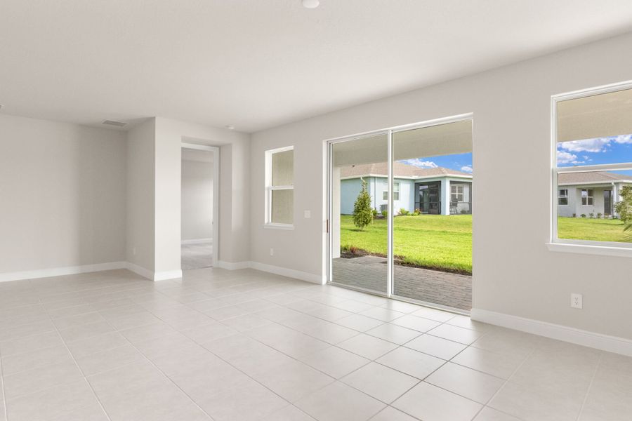 Spacious, unfurnished interior of a new home in Windwater, Parrish (Image 8). Spacious, unfurnished interior of a new home in Windwater, Parrish (Image 8).
