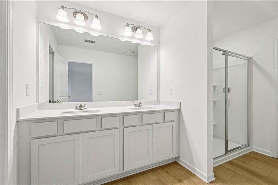 Furnished interior view inside a new home in Leydenview, Mableton (Image 8).