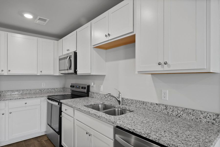 Furnished interior view inside a new home in Center Pointe, Santee (Image 4).