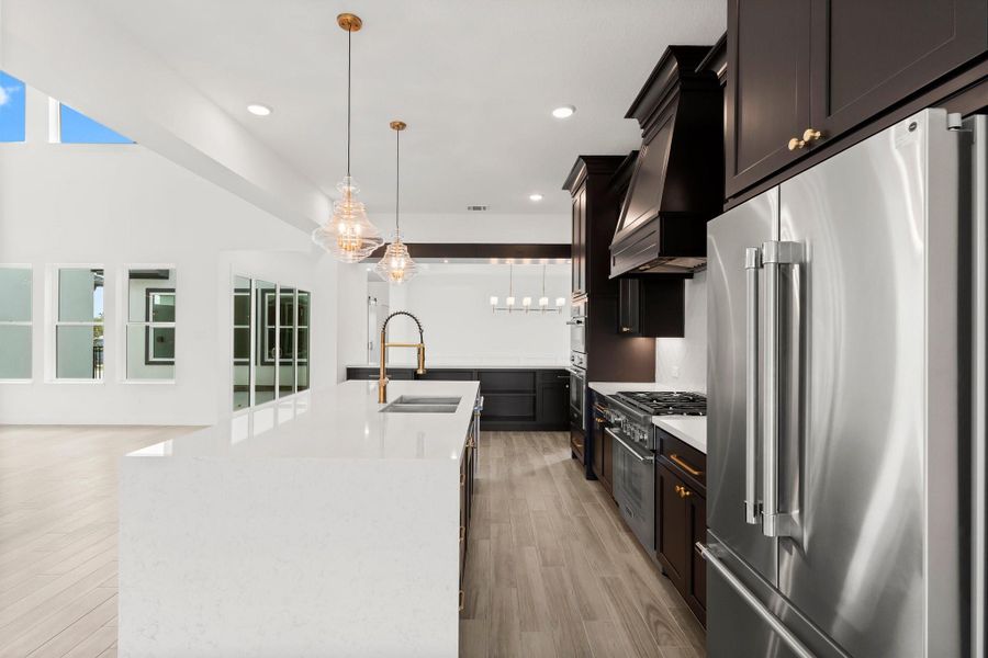 Furnished interior view inside a new home in , Spring (Image 8). Furnished interior view inside a new home in , Spring (Image 8).