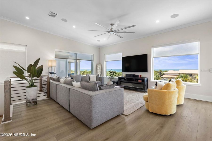 Furnished interior view inside a new home in , Palm Coast (Image 51).