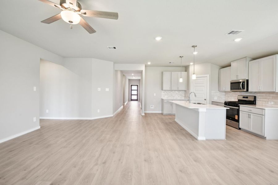 Photo is not of the actual home, but is an inspirational photo of builder’s model home and may depict options, furnishings, and/or decorator features that are not included