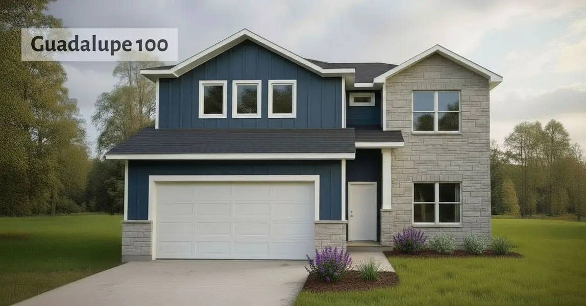 Image 12 representing the Guadalupe by Omega Builders in Hillside Village, Temple, TX.