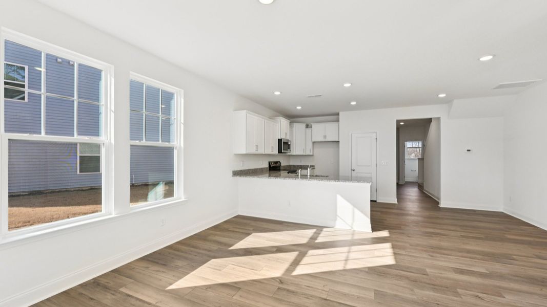 Representative furnished interior of a home built from the Winchester by DRB Homes in Battle Bridge, Raleigh (Image 6). Representative furnished interior of a home built from the Winchester by DRB Homes in Battle Bridge, Raleigh (Image 6).