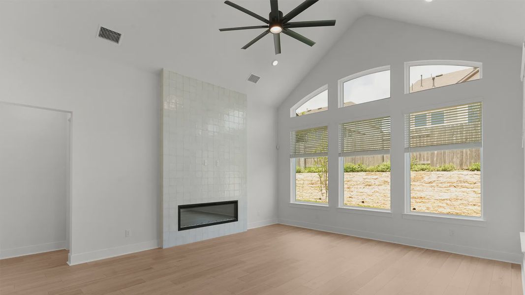 Representative unfurnished interior of a home built from the Michelle by Chesmar Homes in Newhaven, Manor (Image 19). Representative unfurnished interior of a home built from the Michelle by Chesmar Homes in Newhaven, Manor (Image 19).