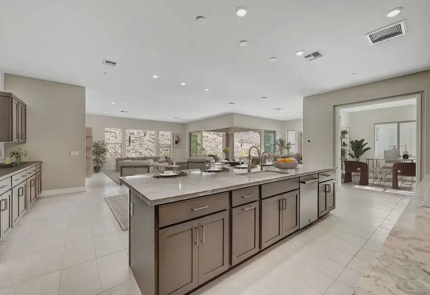 Virtually Staged Ridgecrest Savona Kitchen - 1 of 18 Virtually Staged Ridgecrest Savona Kitchen - 1 of 18