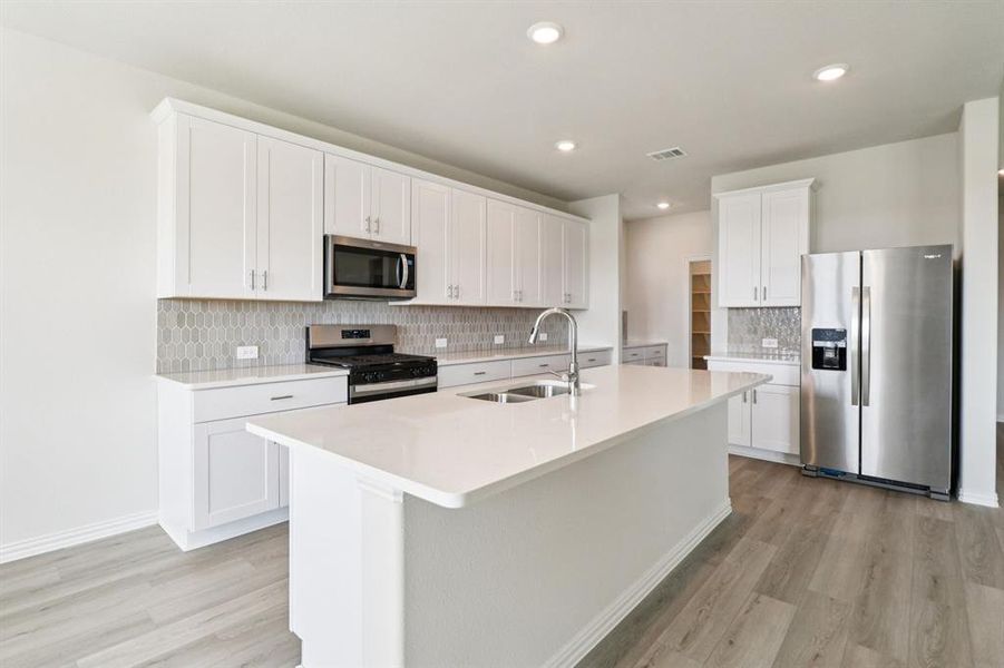 Furnished interior view inside a new home in Lakehaven - Premier Series, Farmersville (Image 9).