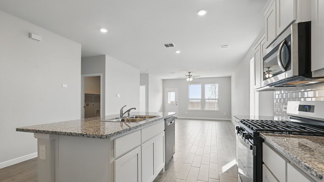 Furnished interior view inside a new home in The Canyons, Keene (Image 7).