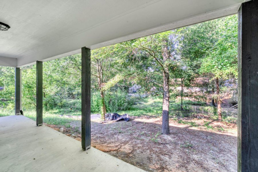 Exterior details and patio area of a home in , Huntsville (Image 19). Exterior details and patio area of a home in , Huntsville (Image 19).