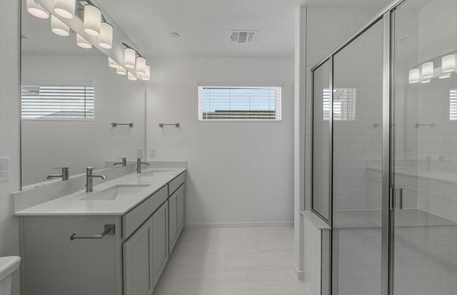 Furnished interior view inside a new home in Monarch on Main, Round Rock (Image 10).