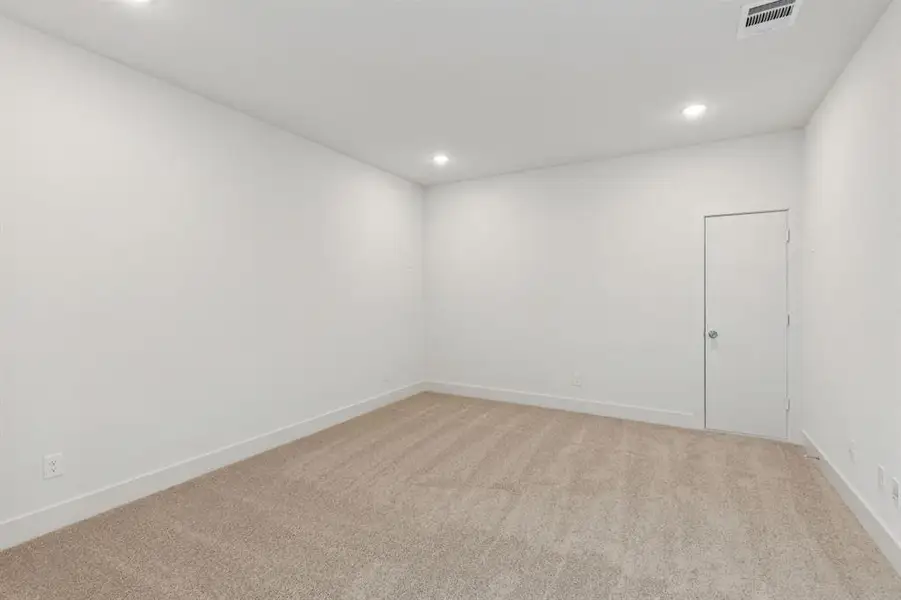 The spacious media room with adjacent game room together create the ultimate family entertainment zone!