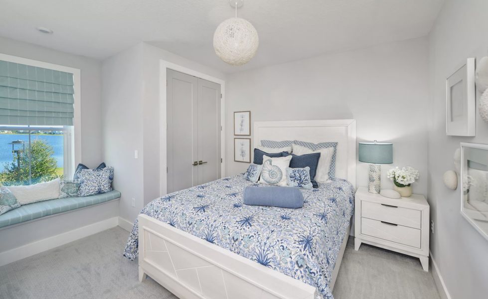 Furnished interior view inside a new home in Laureate Park, Orlando (Image 33).