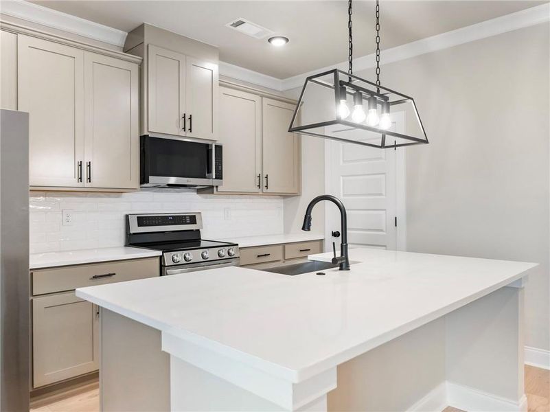 Furnished interior view inside a new home in Apalachee Overlook, Winder (Image 6).