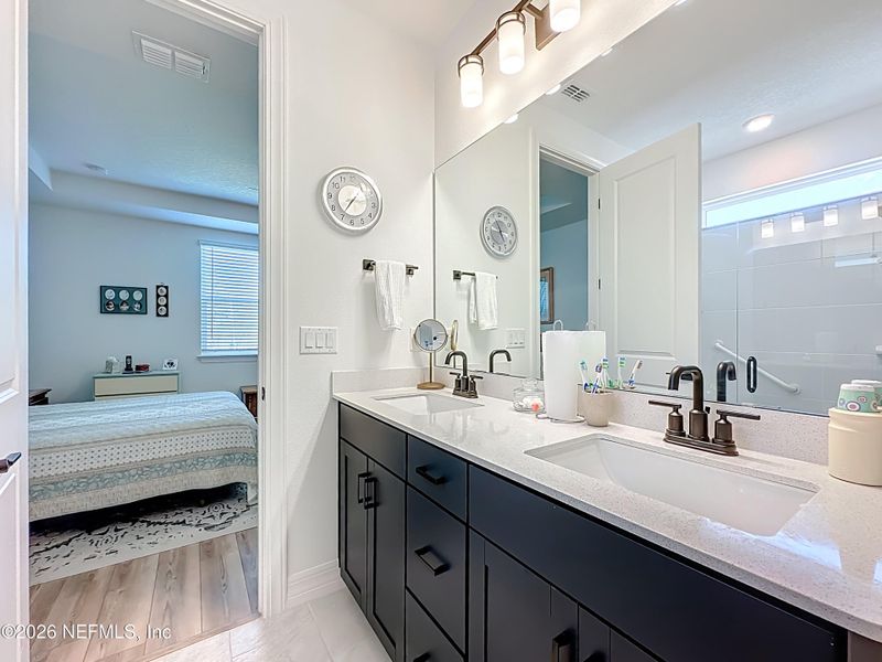 Furnished interior view inside a new home in Hawthorn Park at Wildlight, Yulee (Image 8).