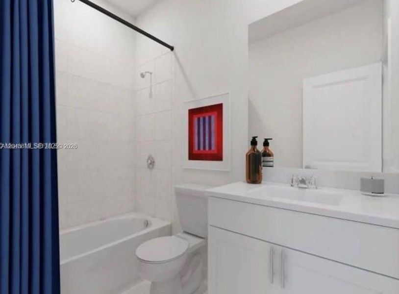 Furnished interior view inside a new home in , Miami (Image 8). Furnished interior view inside a new home in , Miami (Image 8).