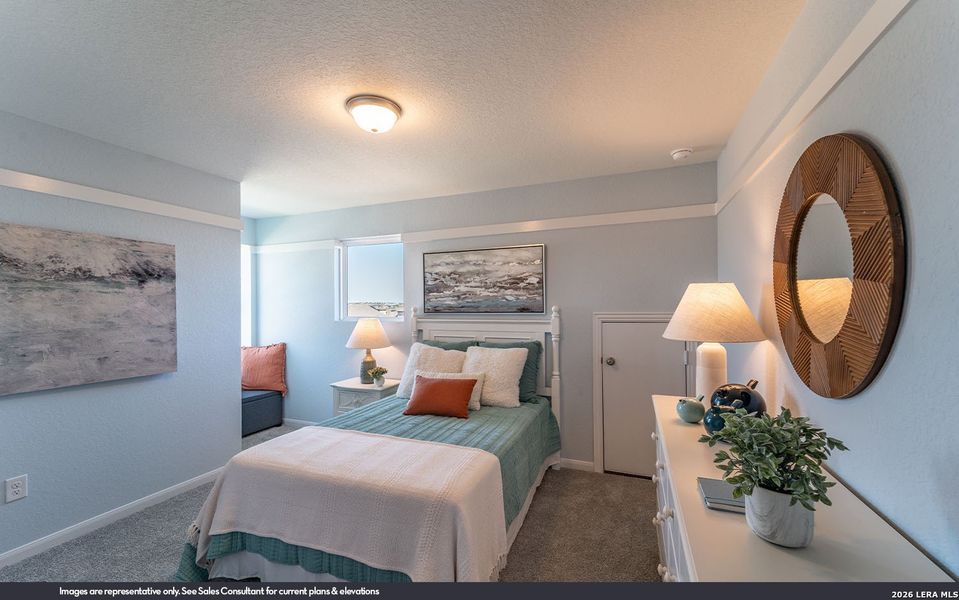 Furnished interior view inside a new home in Willow View, Converse (Image 5).