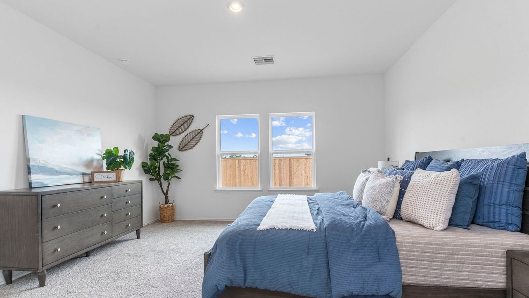 Furnished interior view inside a new home in Tamarron, Fulshear (Image 17).