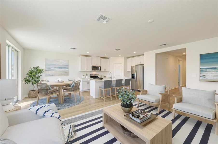 Furnished interior view inside a new home in Magnolia Bay - Classic Series, Nokomis (Image 8).