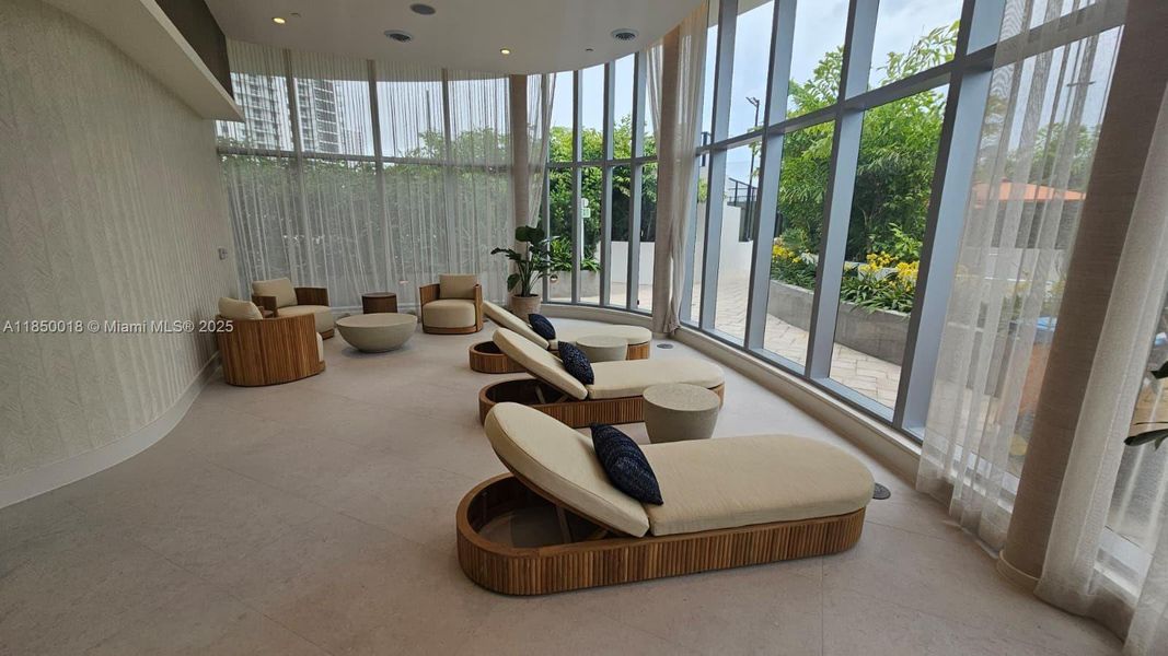 Furnished interior view inside a new home in , Miami (Image 18).