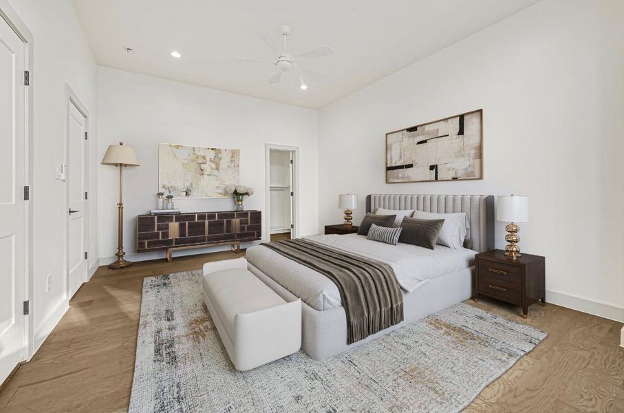 Furnished interior view inside a new home in , Houston (Image 15). Furnished interior view inside a new home in , Houston (Image 15).