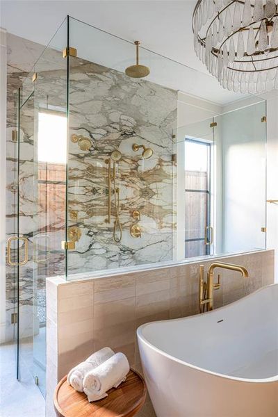 Furnished interior view inside a new home in , Dallas (Image 14).