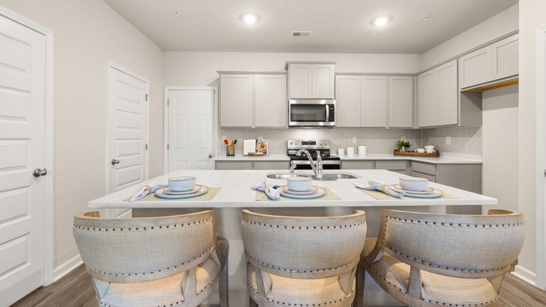 Furnished interior view inside a new home in Echo Glen, Stockbridge (Image 36).