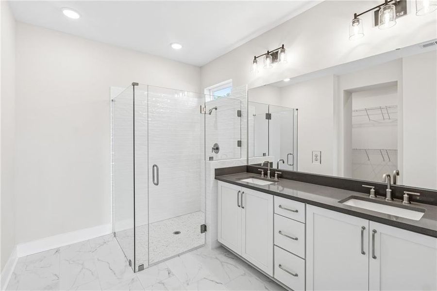 Furnished interior view inside a new home in Old Mill Preserve, Dallas (Image 6).