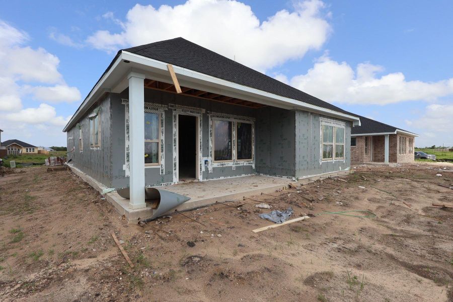 In-progress construction of a new home in , Texas City, TX (Image 3).