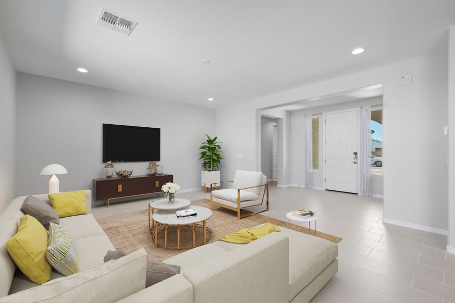 Representative furnished interior of a home built from the Cascade by Taylor Morrison in Artisan at Asante Passage Collection, Surprise (Image 12).