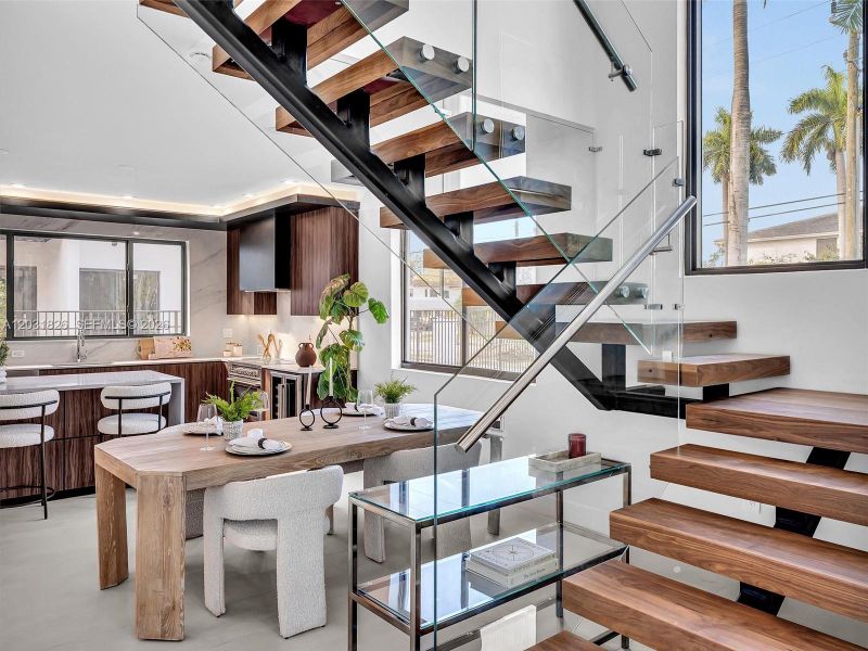 Furnished interior view inside a new home in , Dania Beach (Image 75).