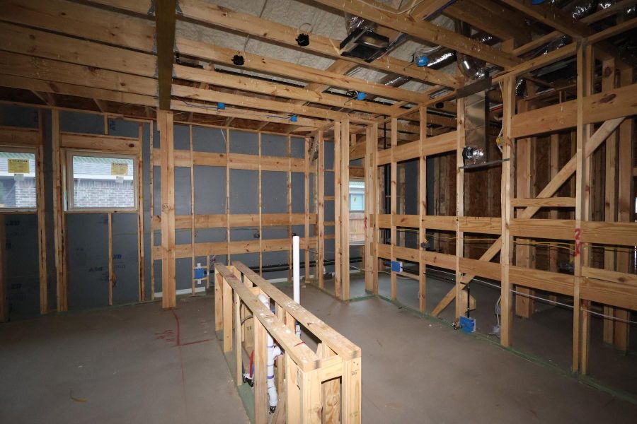 In-progress construction of a new home in Escondido, Magnolia, TX (Image 6).