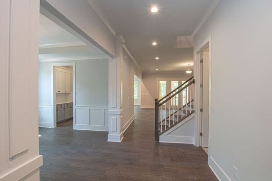 Representative unfurnished interior of a home built from the Atkinson by True Homes in Edgewater - Harbor Pointe, Lancaster (Image 16).