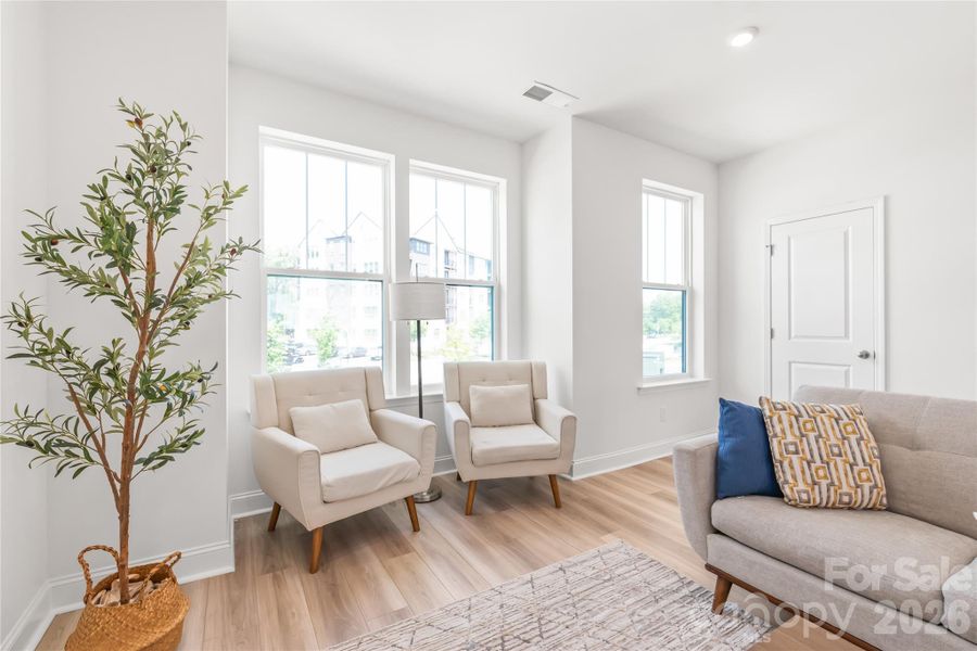Furnished interior view inside a new home in , Charlotte (Image 12).
