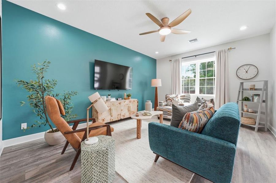 Furnished interior view inside a new home in , Eustis (Image 6). Furnished interior view inside a new home in , Eustis (Image 6).