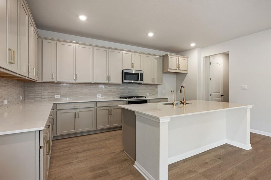 Furnished interior view inside a new home in Cannon Ranch, Dripping Springs (Image 8).