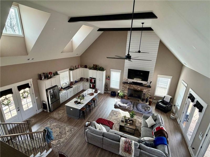 Furnished interior view inside a new home in , Dawsonville (Image 12).