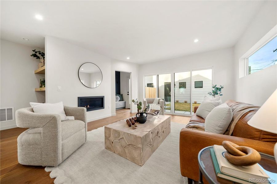 Furnished interior view inside a new home in , Denver (Image 39). Furnished interior view inside a new home in , Denver (Image 39).