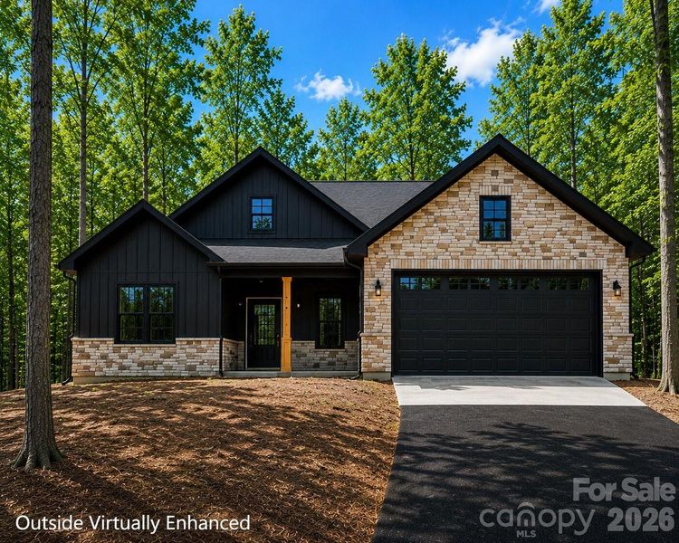 Front exterior of a new home in , Troy, NC, highlighting curb appeal (Image 2). Front exterior of a new home in , Troy, NC, highlighting curb appeal (Image 2).
