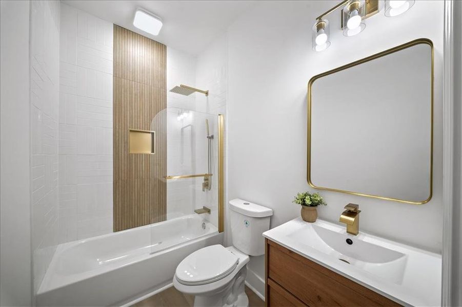 Furnished interior view inside a new home in , Atlanta (Image 18).