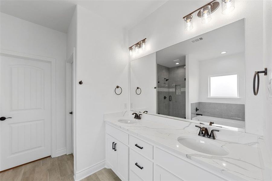 Furnished interior view inside a new home in , Greenville (Image 13).