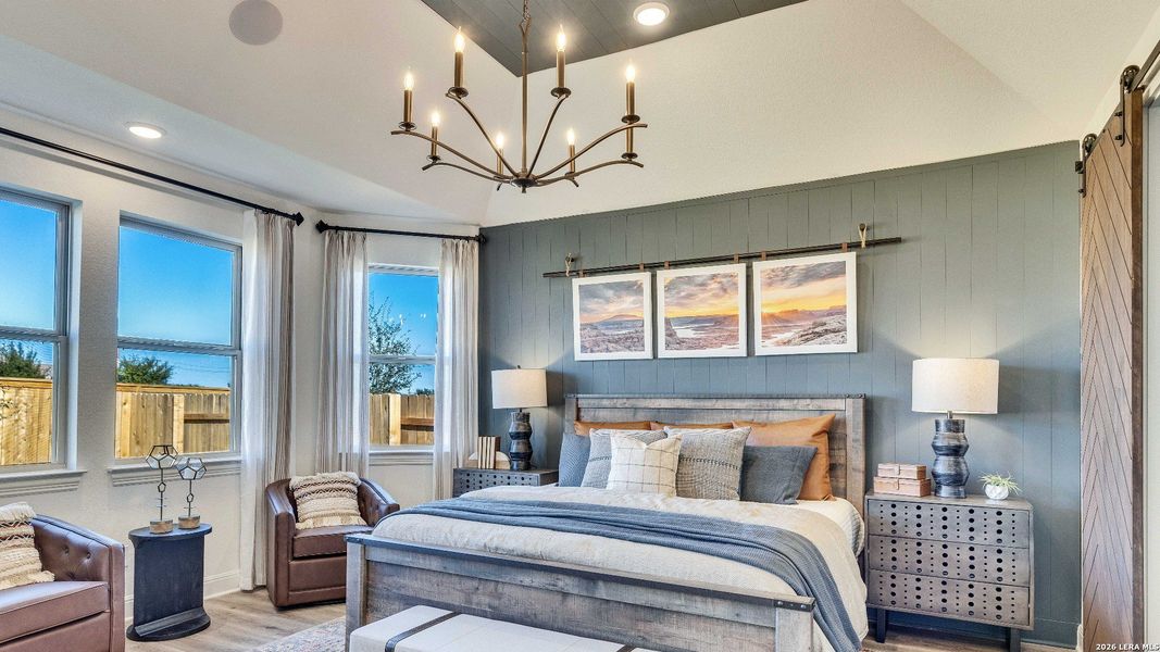 Furnished interior view inside a new home in The Crossvine, Schertz (Image 13).
